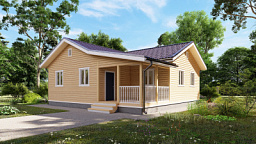 Дом каркасный 10х10 дк50