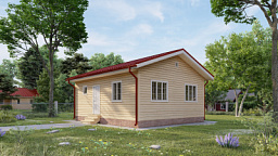 Дом каркасный 7х8 ДК57